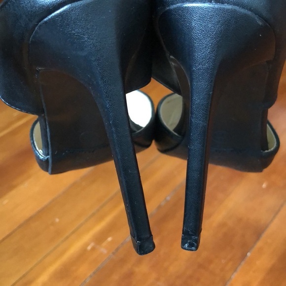 ANNE MICHELLE BLACK HEELS SIZE US 8.5 - Picture 10 of 11